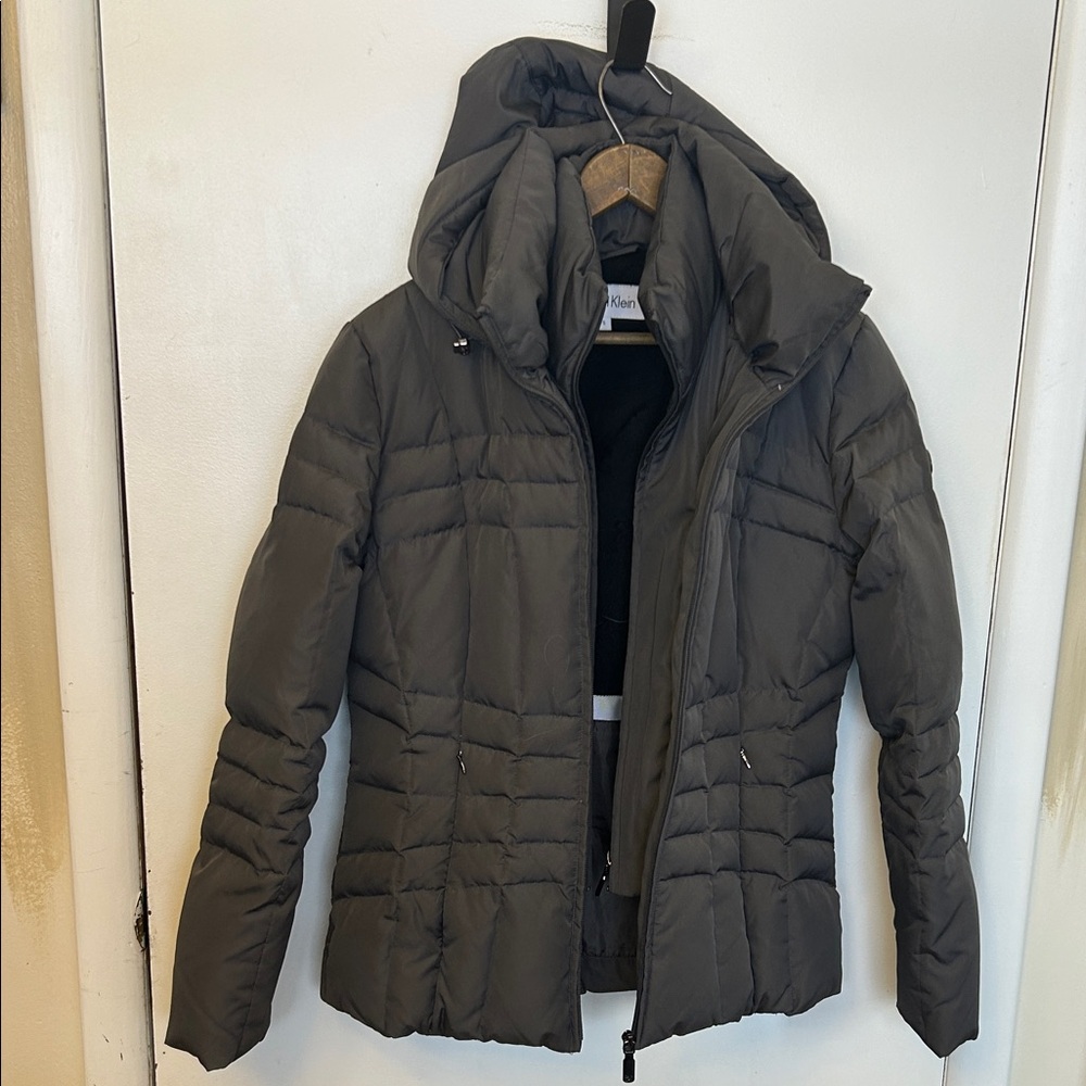 Calvin Klein Women’s Coat Grey Size Small